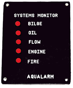 20030 Visual Indicator Panel - Single Engine, 12v 20030 Visual Indicator Panel - Single Engine, 12v