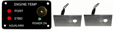 20219 ENGINE TEMP MONITOR, TWIN, 12V 20219 ENGINE TEMP MONITOR, TWIN, 12V